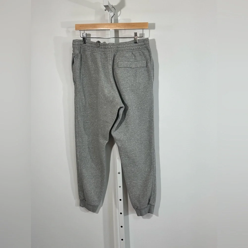NIKE Gray Fleece Jogger Sweatpants Swoosh Logo Men’s M